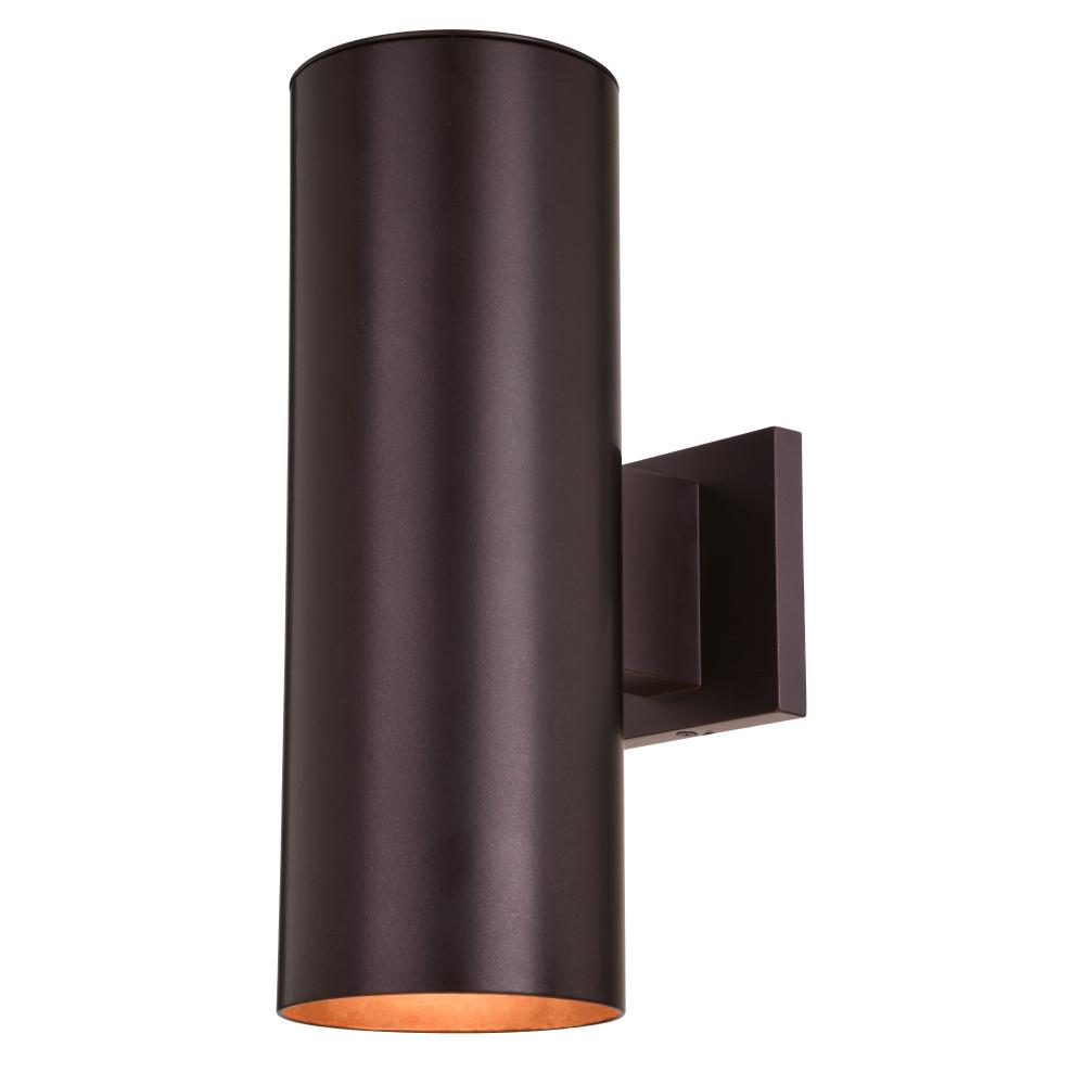 Chiasso 2 Light 14.25-in.H Outdoor Wall Light Deep Bronze