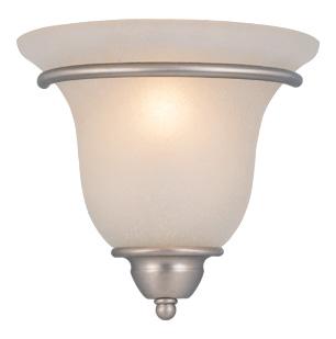 Monrovia 10-in Wall Light Brushed Nickel