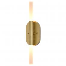 Vaxcel International W0488 - Fulton 18-in. 2 Light LED Wall Light Satin Brass