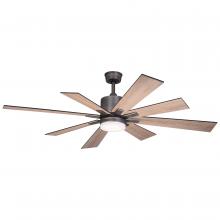 Vaxcel International F0081 - Crawford LED 60 in. W Ceiling Fan Dark Nickel