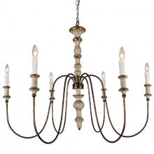 Terracotta Lighting H8122-6GY - Karalea Chandelier with gray finish