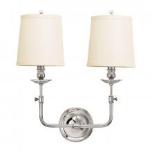 Hudson Valley 172-PN - 2 LIGHT WALL SCONCE