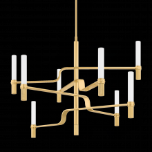 Hudson Valley 4008-AGB - Allentown Chandelier