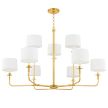 Hudson Valley 9148-AGB - Paramus Chandelier