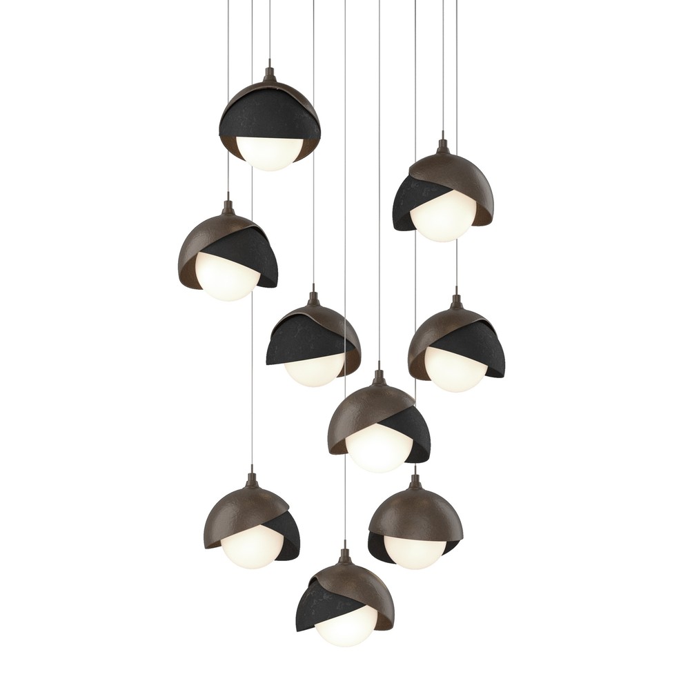 Brooklyn 9-Light Double Shade Pendant