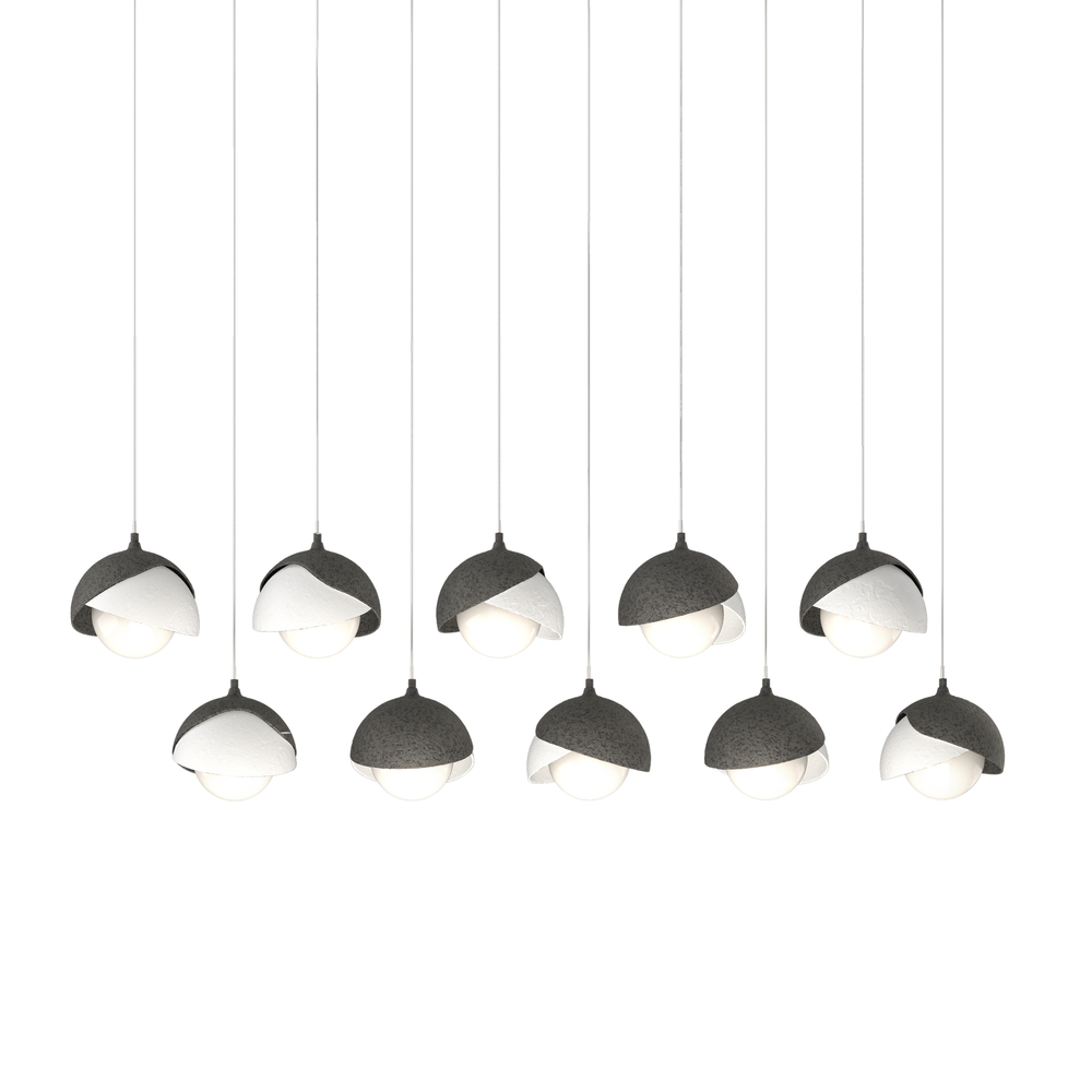 Brooklyn 10-Light Double Shade Pendant