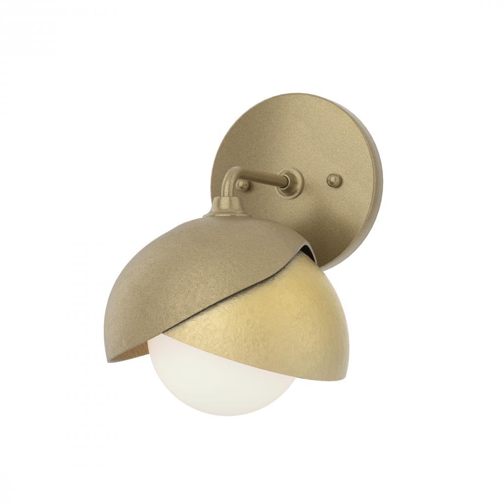 Brooklyn 1-Light Double Shade Bath Sconce