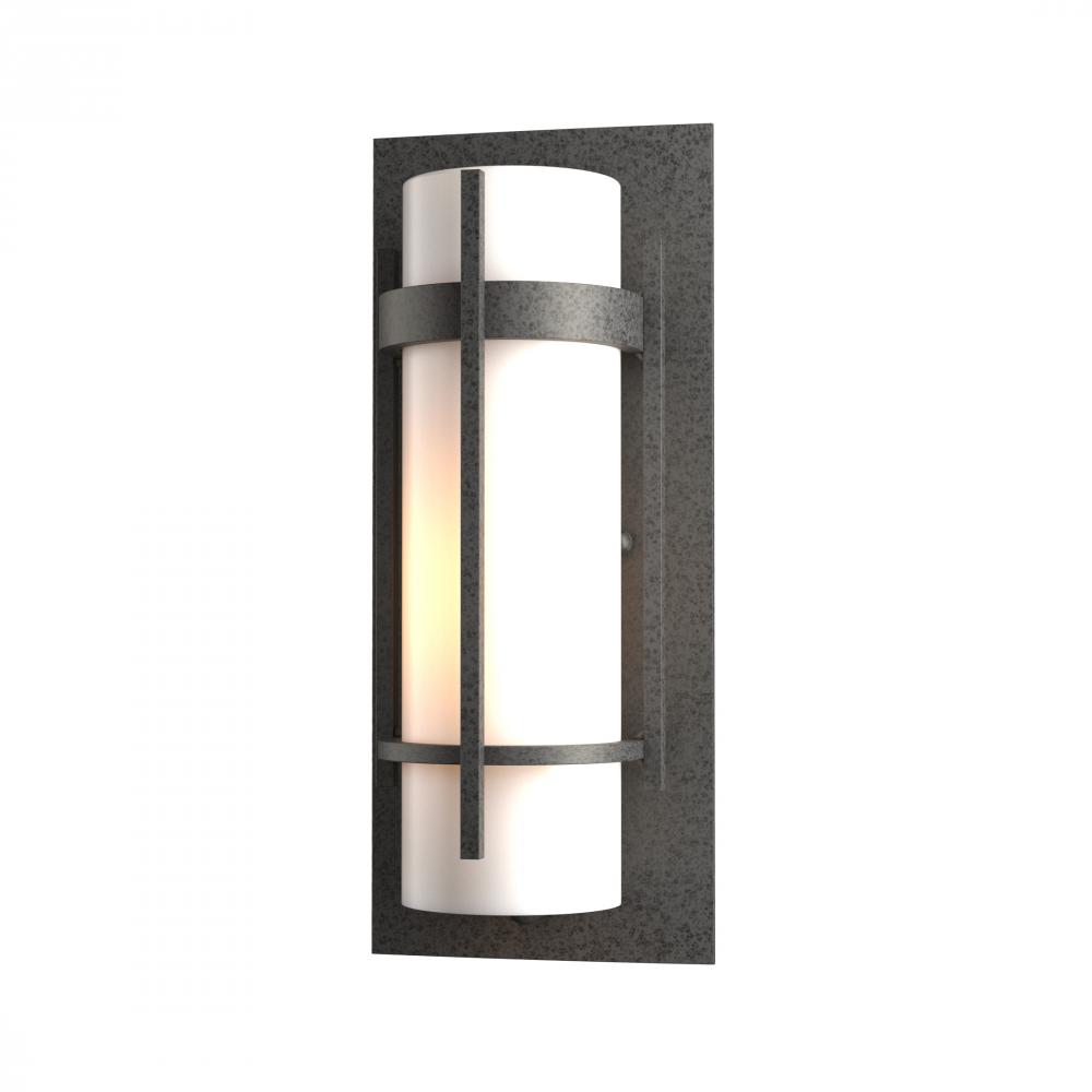 Banded Small Outdoor Sconce