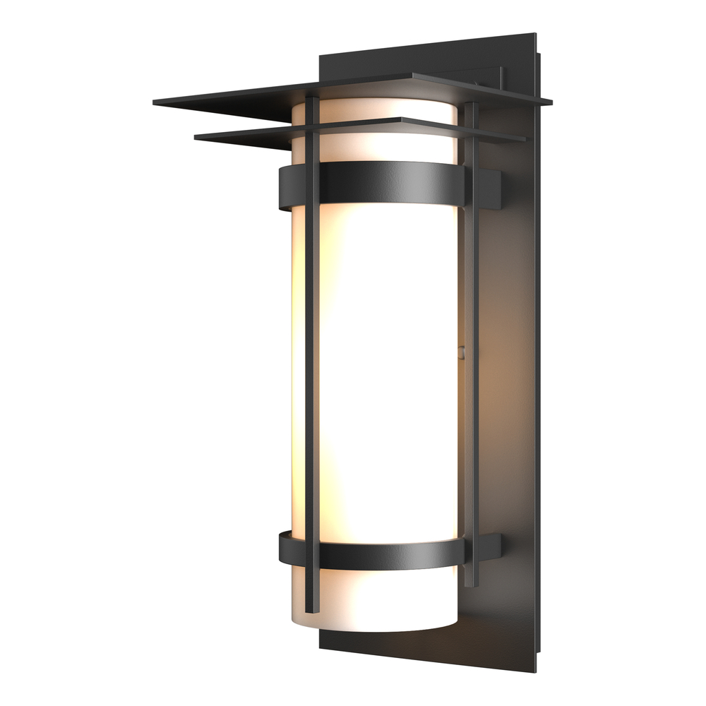 Banded with Top Plate Outdoor Sconce