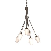 Hubbardton Forge 103043-SKT-05-GG0303 - Flora 6 Arm Chandelier