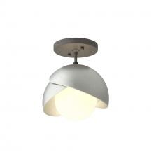 Hubbardton Forge 121377-SKT-20-82-GG0711 - Brooklyn 1-Light Double Shade Semi-Flush