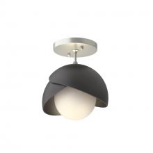 Hubbardton Forge 121377-SKT-82-10-GG0711 - Brooklyn 1-Light Double Shade Semi-Flush