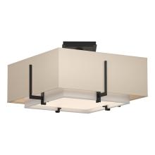 Hubbardton Forge 126507-SKT-10-SF1205-SA1605 - Exos Square Small Double Shade Semi-Flush