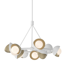 Hubbardton Forge 131068-SKT-MULT-02-84-GG0711 - Brooklyn 9-Light Double Shade Ring Pendant