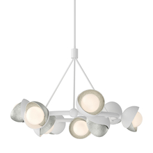 Hubbardton Forge 131068-SKT-MULT-02-85-GG0711 - Brooklyn 9-Light Double Shade Ring Pendant