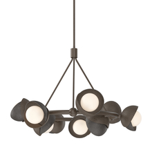 Hubbardton Forge 131068-SKT-MULT-05-14-GG0711 - Brooklyn 9-Light Double Shade Ring Pendant