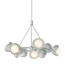 Hubbardton Forge 131068-SKT-MULT-82-82-GG0711 - Brooklyn 9-Light Double Shade Ring Pendant