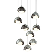 Hubbardton Forge 131105-SKT-LONG-82-14-GG0711 - Brooklyn 9-Light Double Shade Pendant