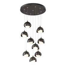 Hubbardton Forge 131105-SKT-STND-14-14-GG0711 - Brooklyn 9-Light Double Shade Pendant