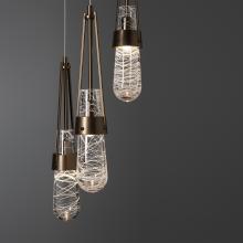 Hubbardton Forge 131120-SKT-LONG-05-YJ0434 - Link 5-Light Blown Glass Pendant