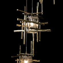 Hubbardton Forge 131126-SKT-LONG-86-II0728 - Tura 5-Light Seeded Glass Pendant