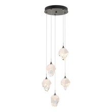 Hubbardton Forge 131137-SKT-LONG-07-WP0754 - Chrysalis 5-Light Small Crystal Pendant