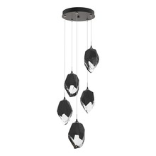 Hubbardton Forge 131138-SKT-LONG-14-BP0755 - Chrysalis 5-Light Large Crystal Pendant