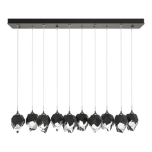 Hubbardton Forge 131143-SKT-STND-07-BP0754 - Chrysalis 10-Light Small Crystal Pendant