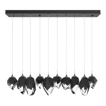 Hubbardton Forge 131145-SKT-LONG-10-BP0756 - Chrysalis 10-Light Mixed Crystal Pendant