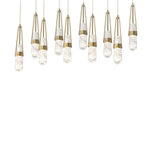 Hubbardton Forge 131200-SKT-LONG-86-YJ0434 - Link 10-Light Blown Glass Pendant