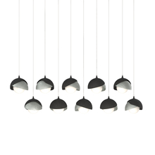 Hubbardton Forge 131205-SKT-LONG-10-82-GG0711 - Brooklyn 10-Light Double Shade Pendant