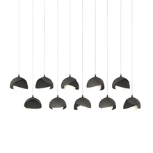 Hubbardton Forge 131205-SKT-LONG-20-10-GG0711 - Brooklyn 10-Light Double Shade Pendant