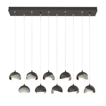 Hubbardton Forge 131205-SKT-STND-14-85-GG0711 - Brooklyn 10-Light Double Shade Pendant