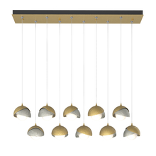 Hubbardton Forge 131205-SKT-STND-86-85-GG0711 - Brooklyn 10-Light Double Shade Pendant