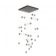 Hubbardton Forge 139100-LED-STND-07-ZM0696 - Libra 10-Light Square LED Pendant