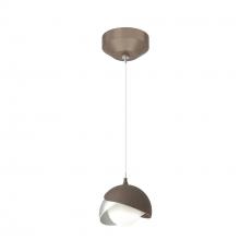 Hubbardton Forge 161183-SKT-STND-05-82-GG0711 - Brooklyn Double Shade Low Voltage Mini Pendant