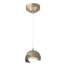 Hubbardton Forge 161183-SKT-STND-84-20-GG0711 - Brooklyn Double Shade Low Voltage Mini Pendant