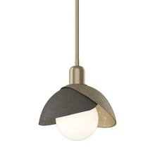 Hubbardton Forge 181183-SKT-MULT-84-07 - Brooklyn Double Shade Mini Pendant