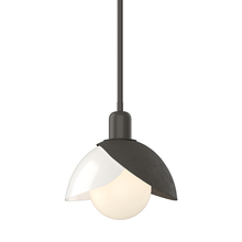 Hubbardton Forge 181184-SKT-MULT-07-BB0757 - Brooklyn Double Shade Art Glass Mini Pendant