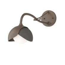 Hubbardton Forge 201377-SKT-05-07-GG0711 - Brooklyn 1-Light Double Shade Long-Arm Sconce