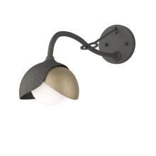 Hubbardton Forge 201377-SKT-20-84-GG0711 - Brooklyn 1-Light Double Shade Long-Arm Sconce