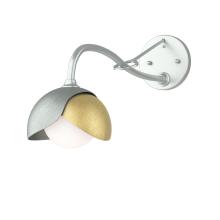 Hubbardton Forge 201377-SKT-82-86-GG0711 - Brooklyn 1-Light Double Shade Long-Arm Sconce