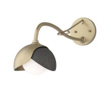 Hubbardton Forge 201377-SKT-84-20-GG0711 - Brooklyn 1-Light Double Shade Long-Arm Sconce