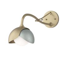 Hubbardton Forge 201377-SKT-84-82-GG0711 - Brooklyn 1-Light Double Shade Long-Arm Sconce