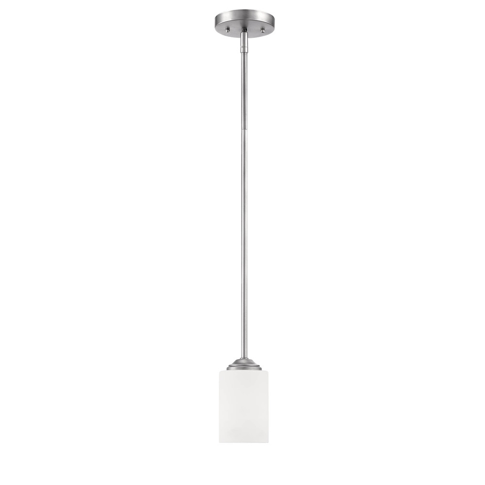 Lansing 1-Light Mini-Pendant light Brushed Pewter