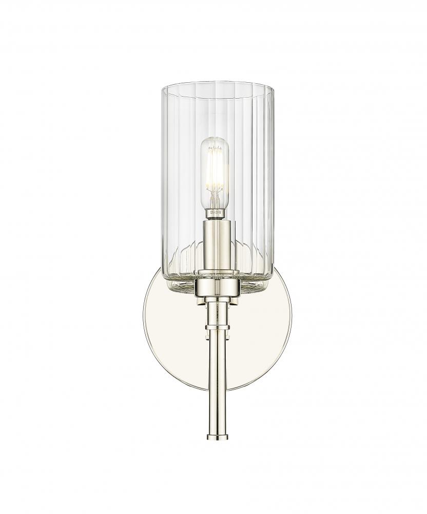 Chastine 1-Light Wall Sconce Polished Nickel