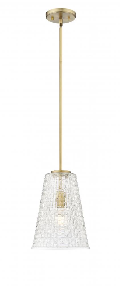 Saben 1-Light Pendant Light Vintage Brass