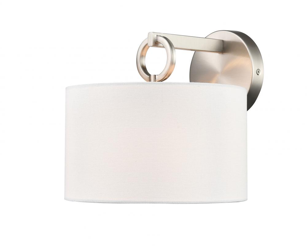 Braxstan 1-Light Wall Sconce Brushed Nickel