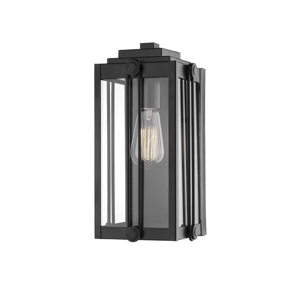 Oakland 1-Light Outdoor Wall Sconce Powder Coated Black