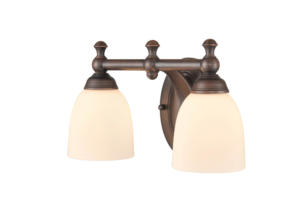 2-Light Vanity Rubbed Bronze